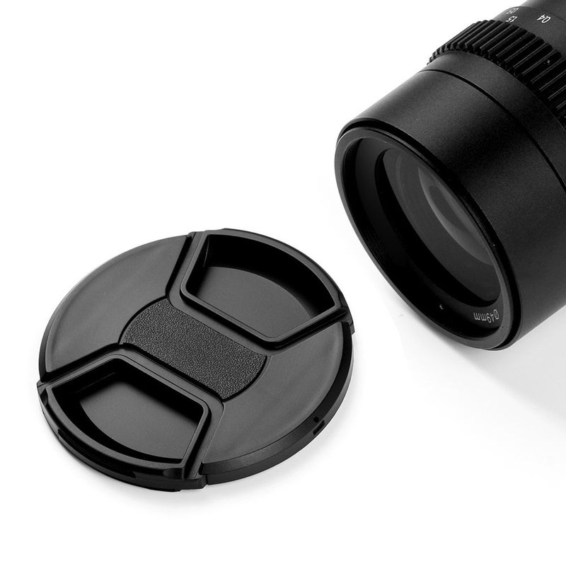 Intotal 43mm Lens Cap Bundle, 3 Pack Universal Snap on Front Centre Pinch Lens Cover Set with Microfiber Lens Cleaning Cloth for Canon Nikon Sony Olympus DSLR Camera + Camera Lens Cleaning Pen - Image 4